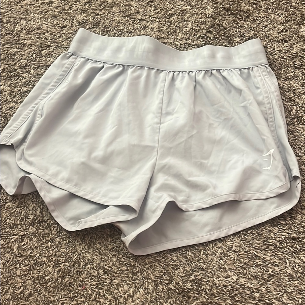 Light Gray GYMSHARK shorts